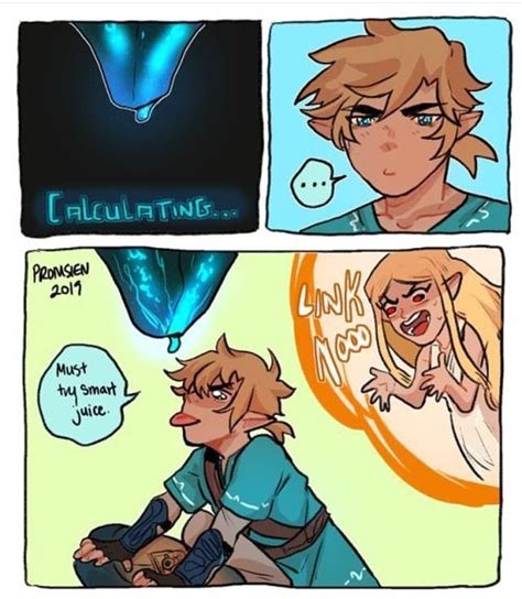 Legend Of Zelda Breath Of The Wild Inspired Comic Art Link Wants To Taste The Ancient Power