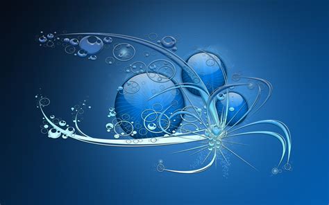 Hd Blue Abstract Wallpaper Wallpapersafari