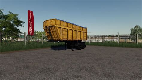 Semitrailer Maz 950600 030 V1000 Fs19 Farming Simulator 19 Mod