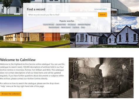 Calmview Archives Service