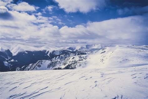 Snow Covered Mountain Ranges · Free Stock Photo