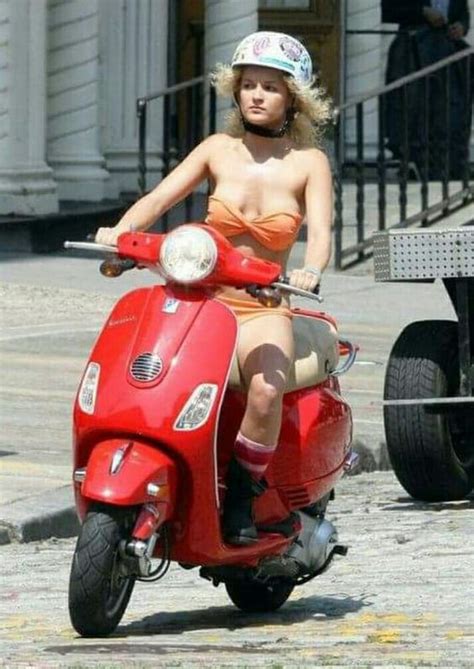 Whoops Scooter Girl Vespa Girl Motorcycle Girl