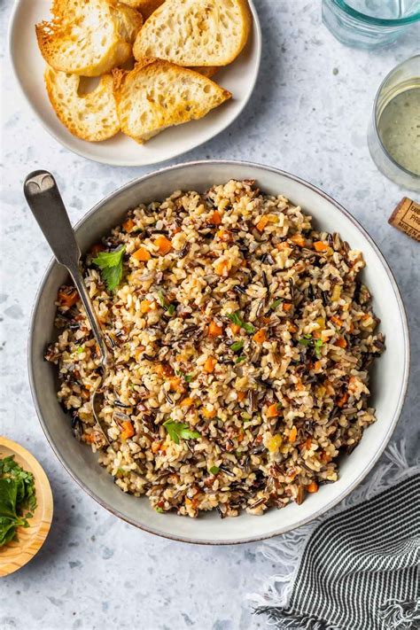 Wild Rice Pilaf (Dairy Free, Vegan) - Simply Whisked | Recipe | Pilaf