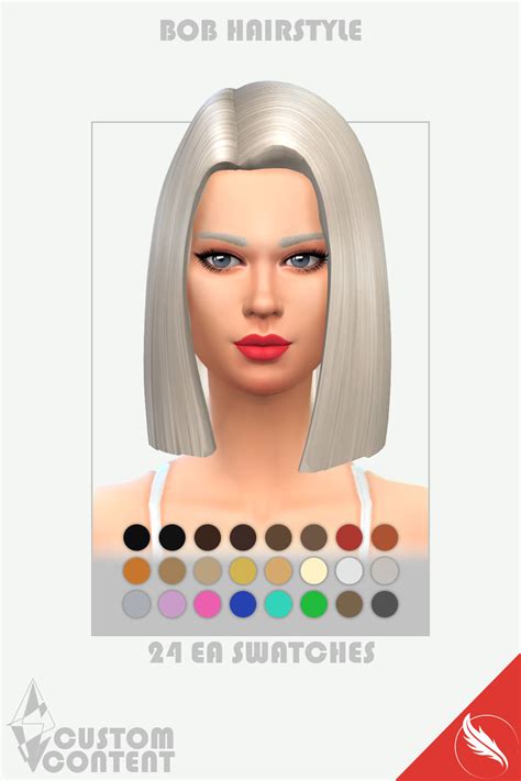The Sims 4 Hair Bob Hairstyle