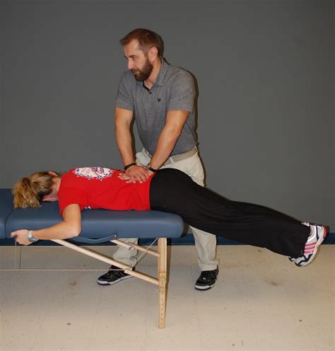 Lumbar And Si Joint Special Tests Lumbar Instability Test Prone