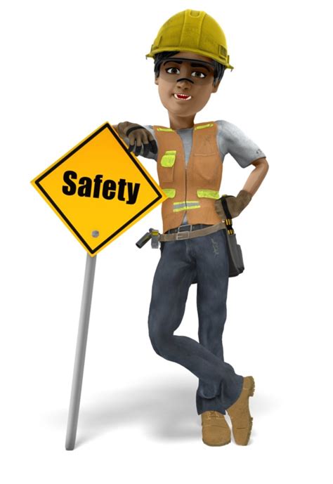 Male Construction Worker Safety Ppe Great Powerpoint Clipart For