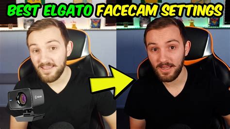Best Settings For The Elgato Facecam Step By Step Tutorial Youtube