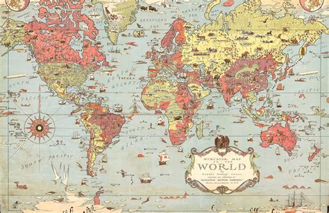 Vintage World Map 4k Wallpapers Wallpaper Cave