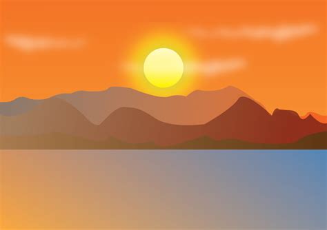 Brown mountain illustration, sunset, digital art, mountains, low poly. Sunset free vector download (314 Free vector) for commercial use. format: ai, eps, cdr, svg ...