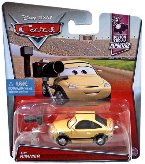 Disney Pixar Cars Piston Cup Reporters Tim Rimmer 155 Diecast Car 610