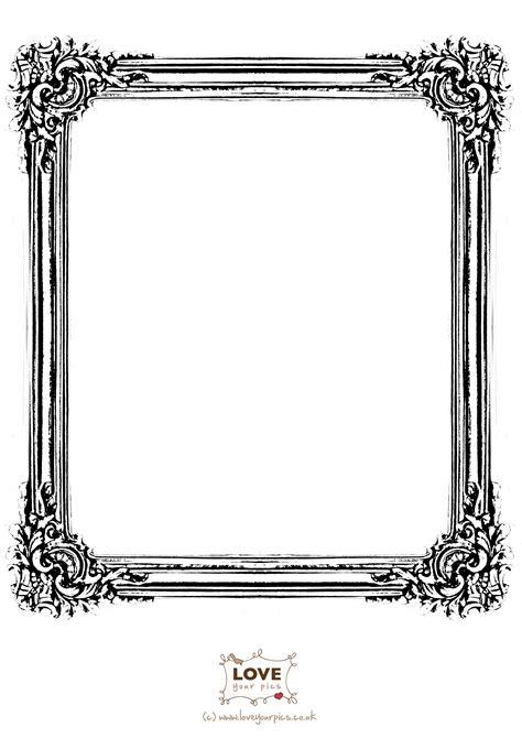 Picture Frame Printable