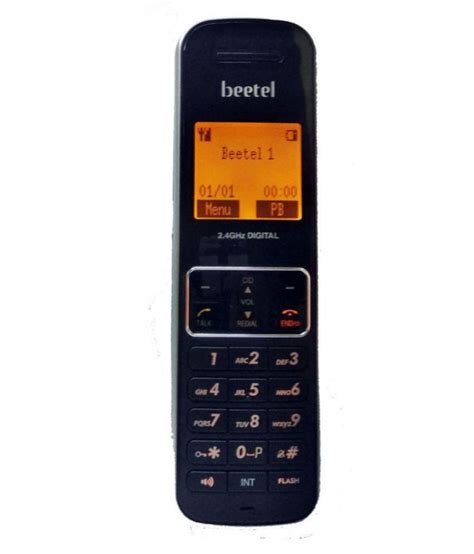 Buy Beetel Beetel X81 Cordless Landline Phone Black Online At Best