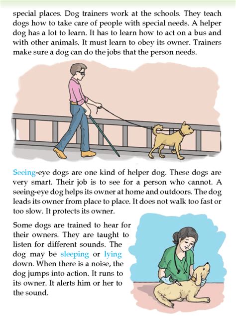 Literature Grade 3 Non Fiction Dogs That Help 2 English Stories For