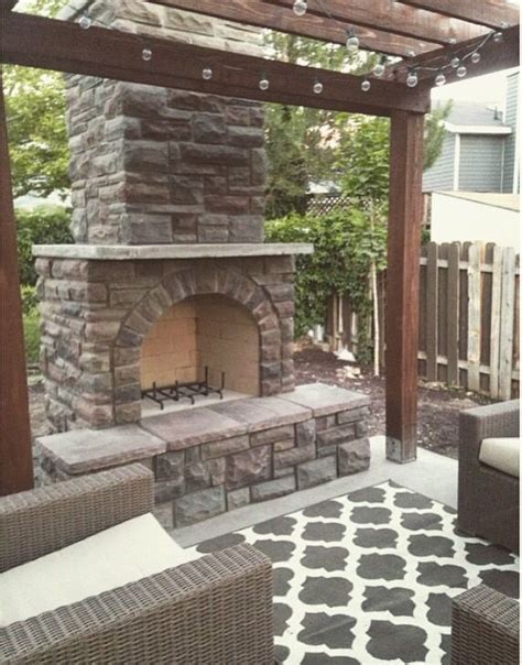 Pima Ii Diy Outdoor Fireplace Construction Plan Etsy Artofit