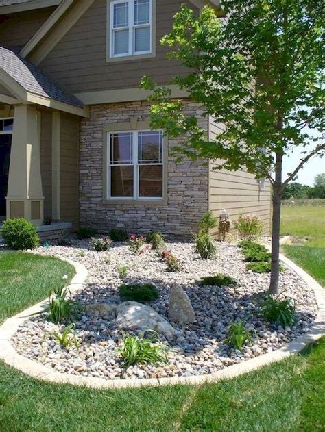 Designer shapes in the garden. 47 simple low maintenance front yard landscaping ideas ...
