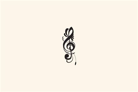 Tattoo music tribal vectors (220). 6022 Tribal Treble Clef Music Note Musical Tattoos | Music ...