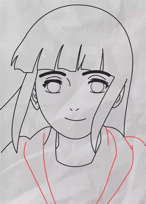 How To Draw Hinata Hyuga Step By Step Tutorial Storiespub
