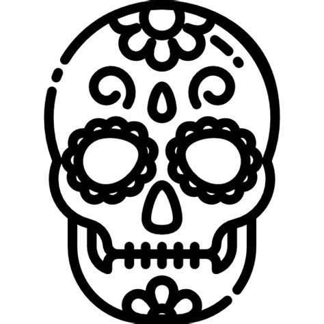 Ninth illustration of the series ancient egypt. Calavera mexicana - Iconos gratis de culturas