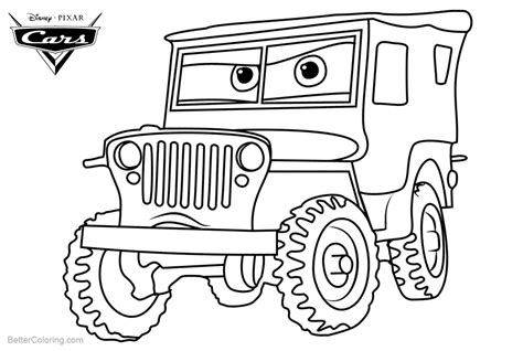 Coloring Pages For Cars