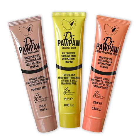 Dr Paw Paw The Nude Collection Multipurpose Balms Pack Of 3