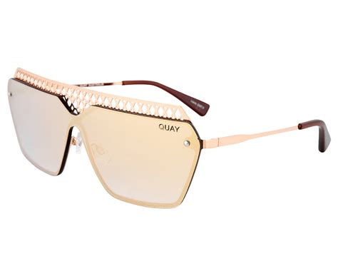 Quay Australia Women S Hall Of Fame Sunglasses Rose Gold Gold Nz