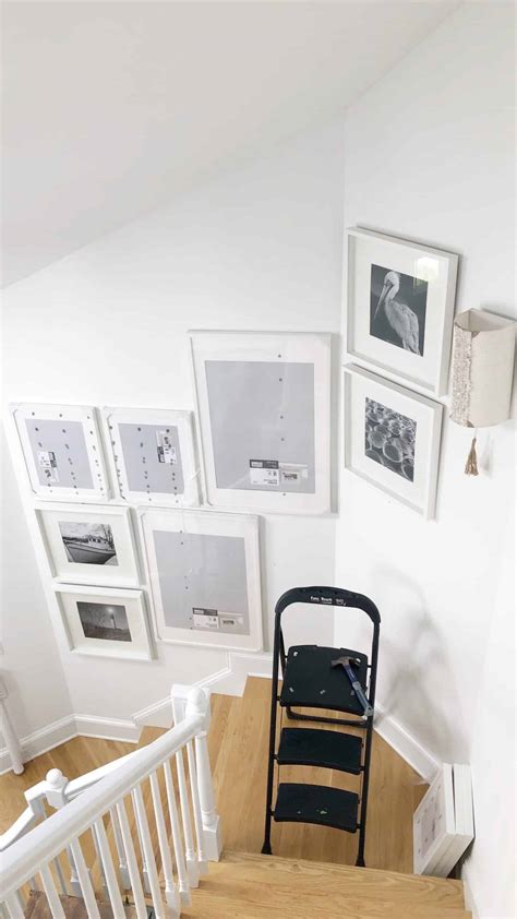 Large Gallery Wall Using Ikea Ribba Picture Frames - The Coastal Oak