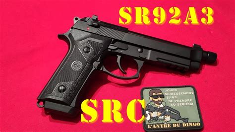 Airsoft Src Sr92a3 Gbb French Youtube