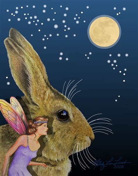 Fantasy Fairy Bunny Note Card From Original Art By Melody Lea Etsy