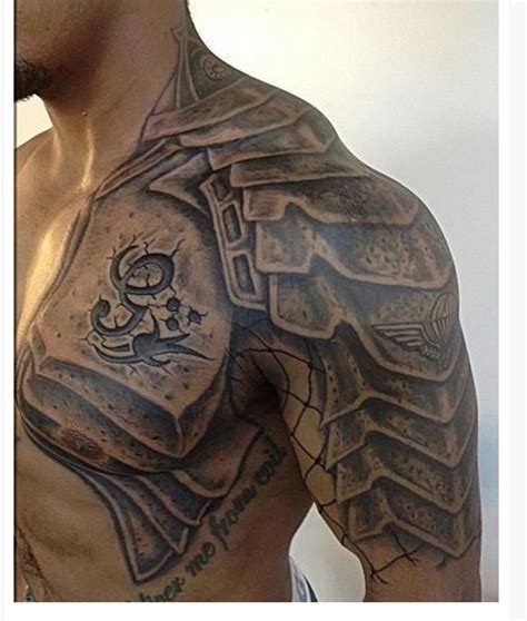 Pin By Nathanael Dardon On Tattoo Ideas Shoulder Armor Tattoo Armour Tattoo Tattoo Sleeve Men