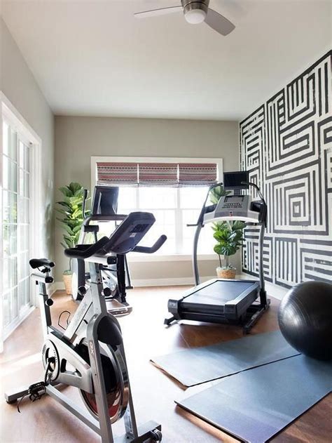 35 Nice Home Gym Design And Decor Ideas Gym Room At Home Home Gym