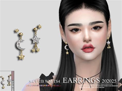 The Sims Resource S Club Ts4 Wm Earrings 202025