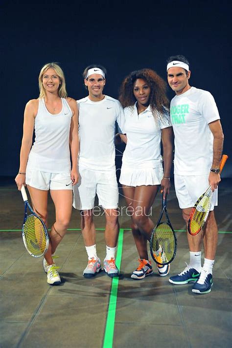 Tennis Biggest Stars Maria Sharapova Rafael Nadal Serena Williams Roger Federer Tennis