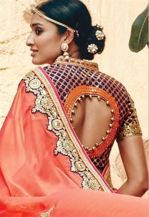Collar Neck Blouse Designs For Indian Sarees Pictures Chinese Collar