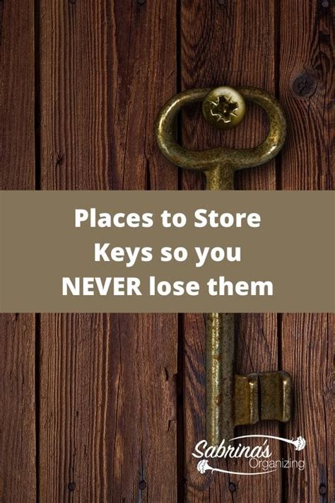 Where To Store Keys At Home To Never Lose Them Sabrinas Organizing