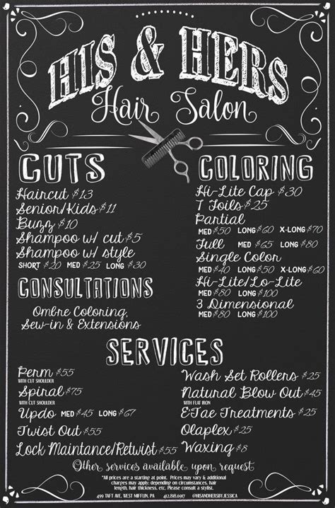 Each salon offers a variety of haircare products designed for all hair types and needs. Beauty salon sign beauty salon pricing sign beauty salon ...