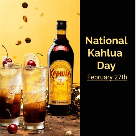 National Kahlua Day Template Postermywall