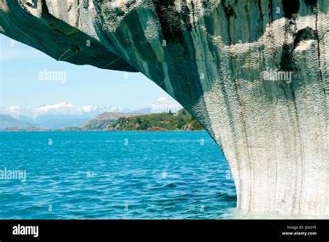Marble Caves Carrera Lake Chile Stock Photo Alamy