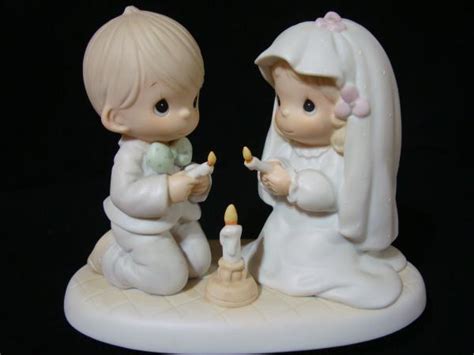 Precious Moments Beautiful Wedding Figurine Unity Candle Bridegroom Ebay
