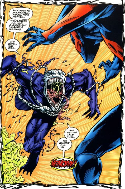 Spider Man 2099 Vs Venom 2099 Marvel 2099 Marvel Venom Marvel Art