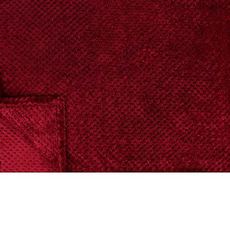 Pavilia Premium Flannel Fleece Bed Throw Blanket For Sofa Couch Wine