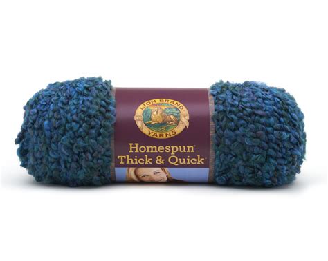 Lion Brand Yarn Homepsun Thick And Quick Lagoon Painterly Super Bulky