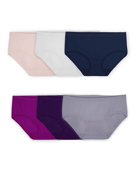 Fruit Of The Loom Womens Seamless Underwear Regular And Plus Size