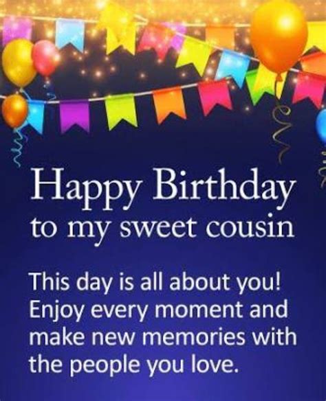 Cousin Birthday Quotes And Images Shortquotescc