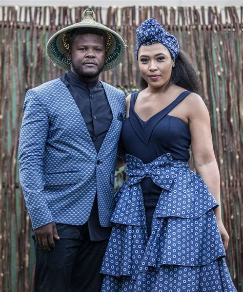 Latest Shweshwe Wedding Dresses In South Africa Sotho Traditional