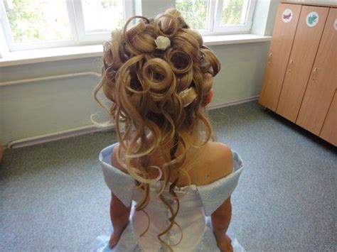 Hi 25 little girl hairstyles, great post. curly wavy updo for little girls | kids hairstyles ...