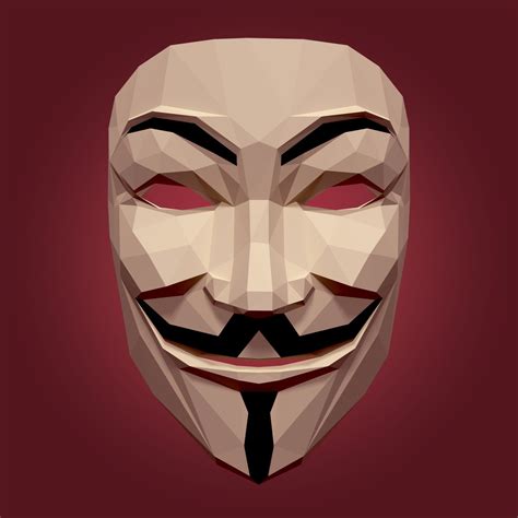 Anonymous Mask Free 3d Model C4d Free3d