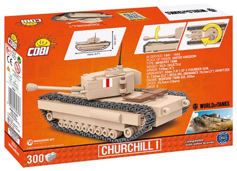 Cobi 3064 Churchill I 148 World Of Tanks Different Bricks