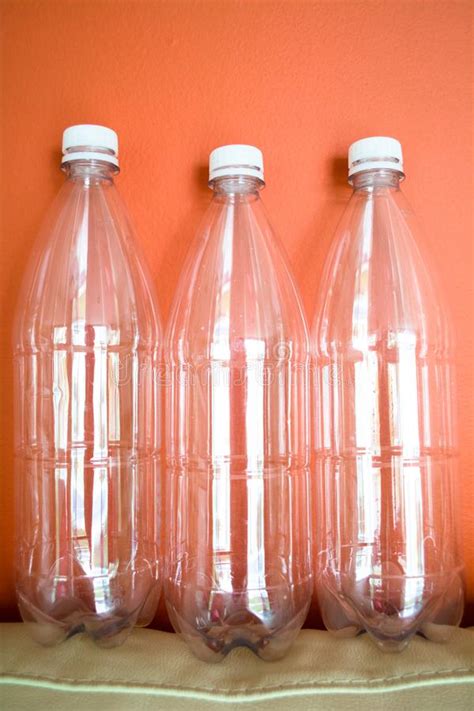 Plastic Bottles Pet Reuse Recycle And Stop Pollution Stock Photo