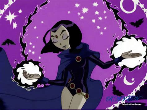 Image Colored Spellbound Raven Black Hairpng Teen Titans Go