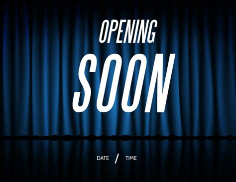 Opening Soon Template Postermywall